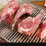 고급양갈비 메뉴 사진(네이버)