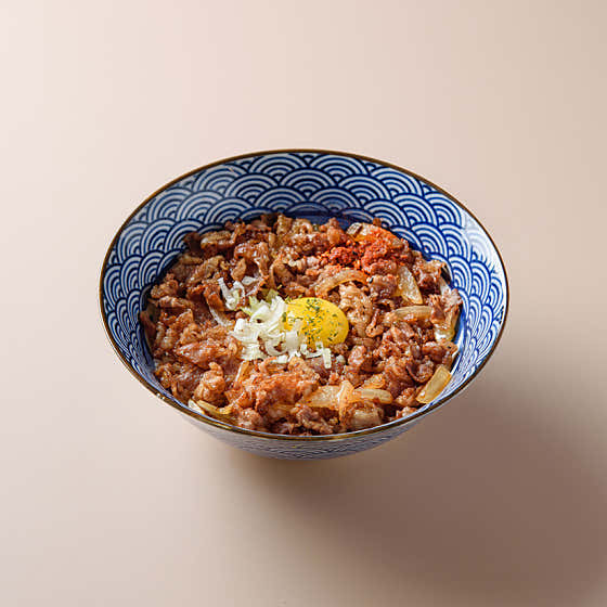 규동(우삼겹 덮밥) 메뉴 사진(네이버)