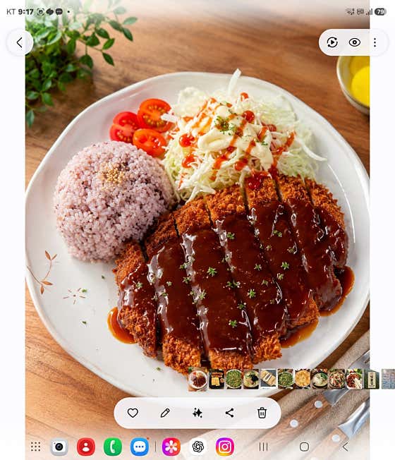 어린이돈까스 메뉴 사진(네이버)