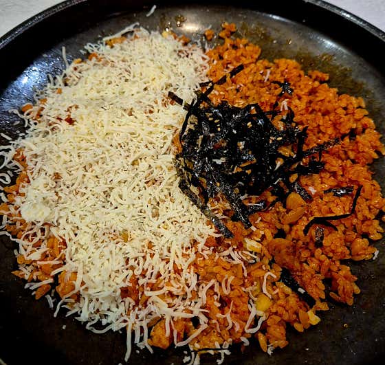 눈꽃 치즈 추가 메뉴 사진(네이버)