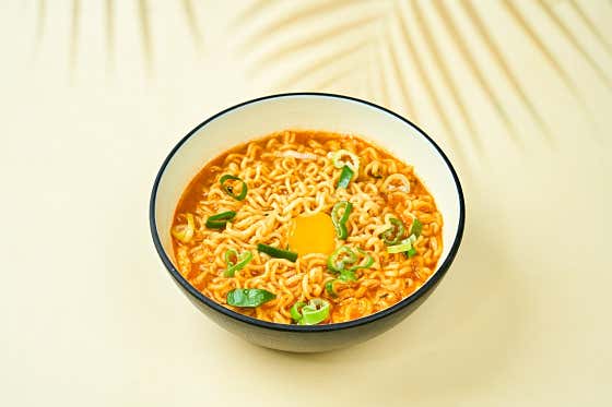 계란라면 메뉴 사진(네이버)