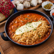 김치치즈나베돈까스 메뉴 사진(네이버)