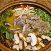 민속전골 메뉴 사진(네이버)