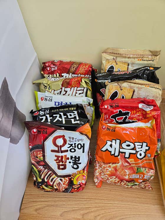 한강라면 메뉴 사진(네이버)