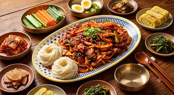 골뱅이무침+소면 메뉴 사진(네이버)
