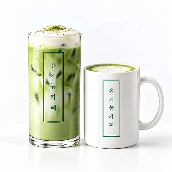 녹차크림라떼(ICED/HOT) 메뉴 사진(네이버)