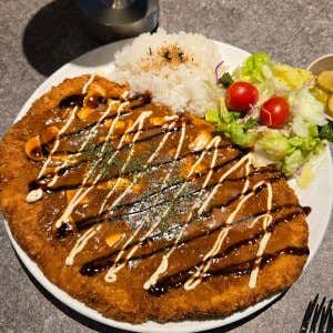 50cm 국내산 등신 수제돈까스 메뉴 사진(네이버)