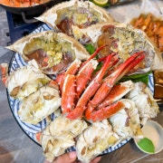 꽃게찜+모듬회 메뉴 사진(네이버)
