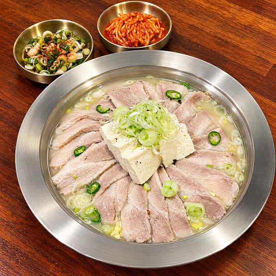 온정수육전골 메뉴 사진(네이버)