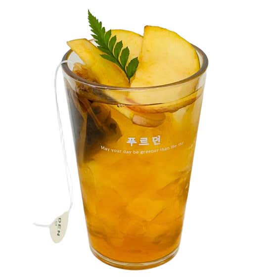 애플호지차 메뉴 사진(네이버)