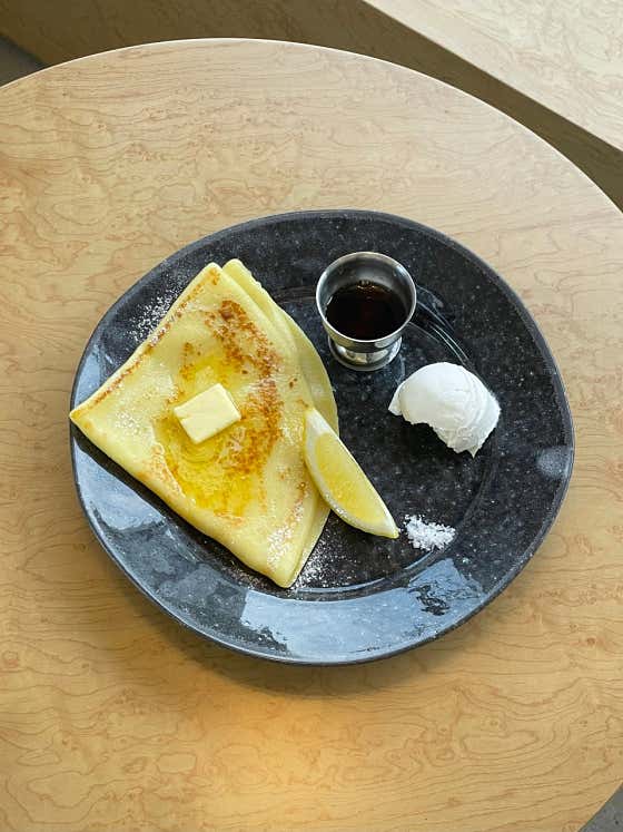 플레인 크레페 Plain Crepe 메뉴 사진(네이버)