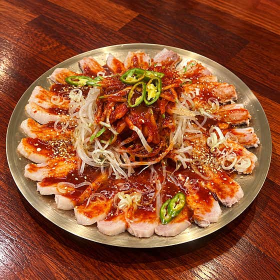 온정수육무침 메뉴 사진(네이버)