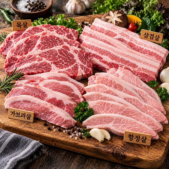 모둠 스페셜 100g 메뉴 사진(네이버)
