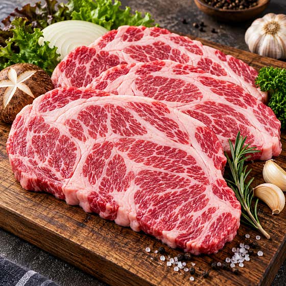 목살100g 메뉴 사진(네이버)