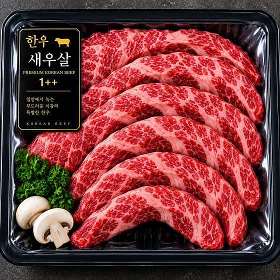 새우살(1+,1++) 메뉴 사진(네이버)