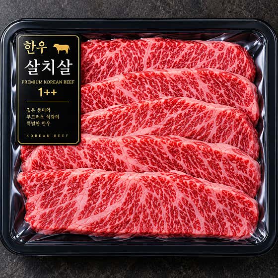 살치살(1+,1++) 100g 메뉴 사진(네이버)