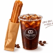 아아1000원+오리지널츄러스 메뉴 사진(네이버)