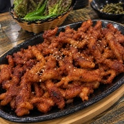 뼈없는닭발 메뉴 사진(네이버)