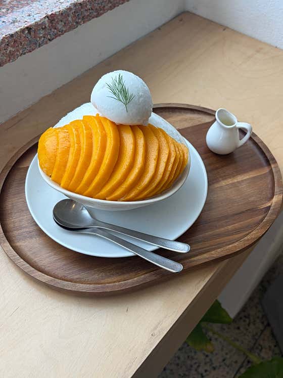 제주왕망고빙수 메뉴 사진(네이버)