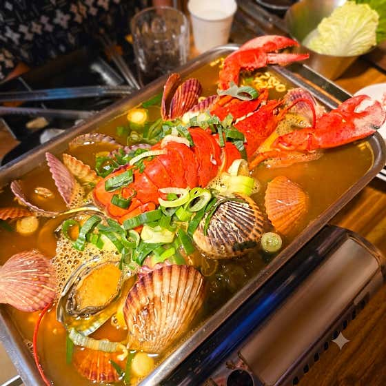 랍스터라면 메뉴 사진(네이버)