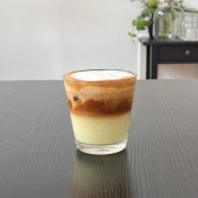 멜론 크림 라떼 메뉴 사진(네이버)
