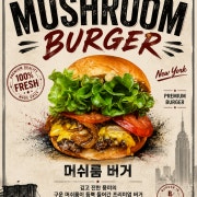 MUSHROOM BURGER 메뉴 사진(네이버)