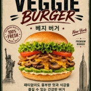 VEGGIE BURGER 메뉴 사진(네이버)