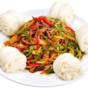 고추잡채 + 꽃빵 메뉴 사진(네이버)
