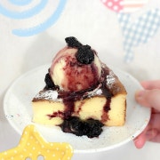 블루베리 요거트 치즈 케익 메뉴 사진(네이버)