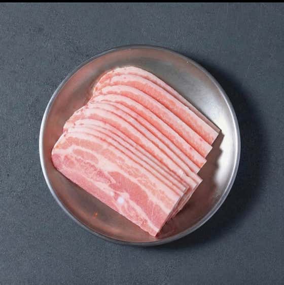 4mm냉삼겹🐷 메뉴 사진(네이버)