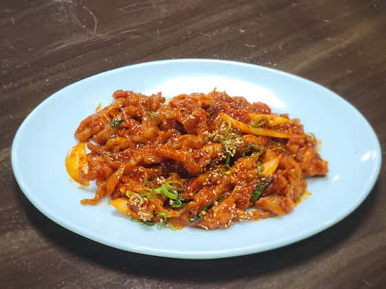 무뼈닭발 메뉴 사진(네이버)