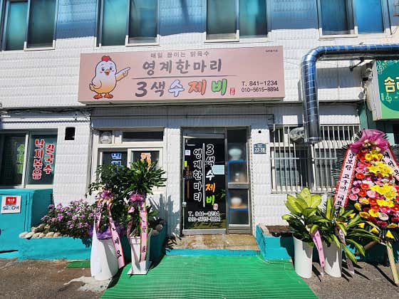 영계한마리 삼색수제비 · 네이버 지도·플레이스 1