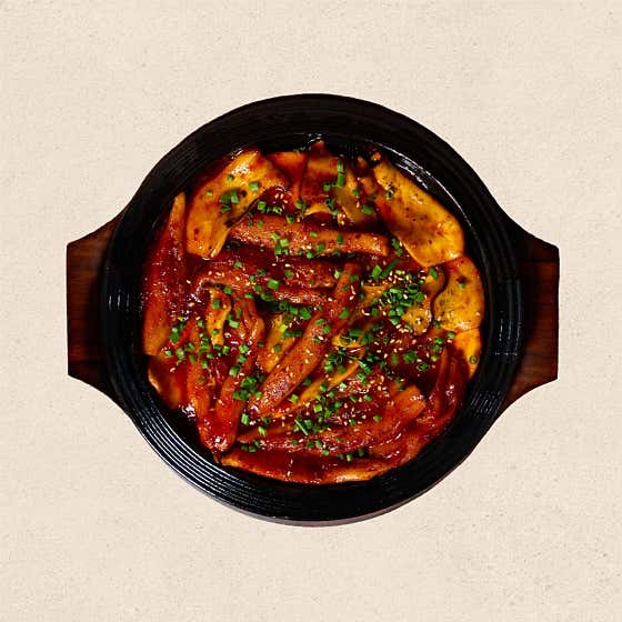 더덕버섯구이 메뉴 사진(네이버)