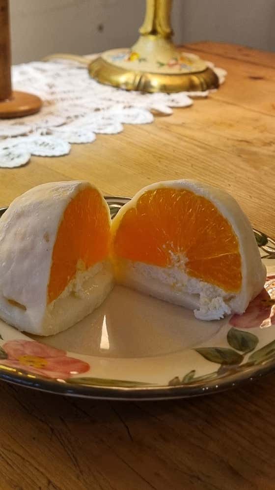 오렌지 모찌 메뉴 사진(네이버)