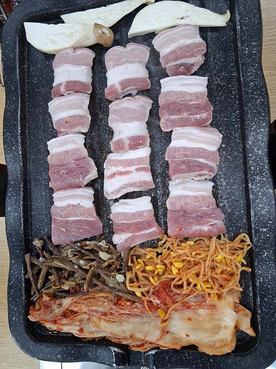 생오겹살 메뉴 사진(네이버)
