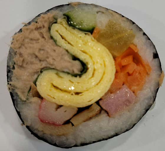 참치마요김밥 메뉴 사진(네이버)