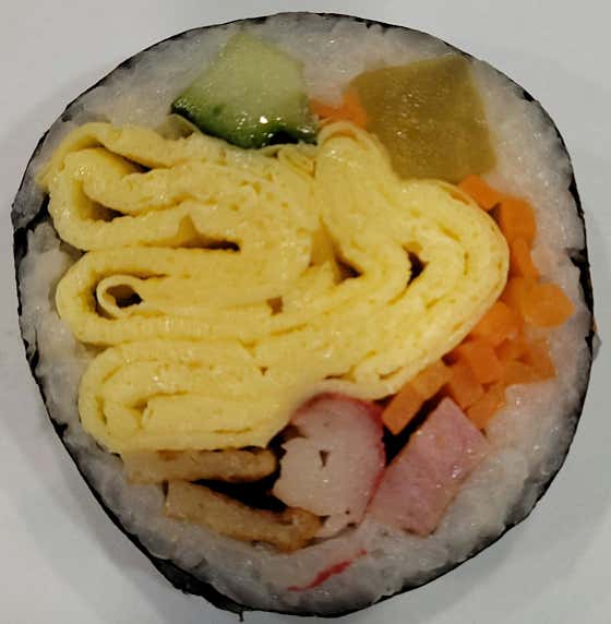 썬자매김밥 메뉴 사진(네이버)