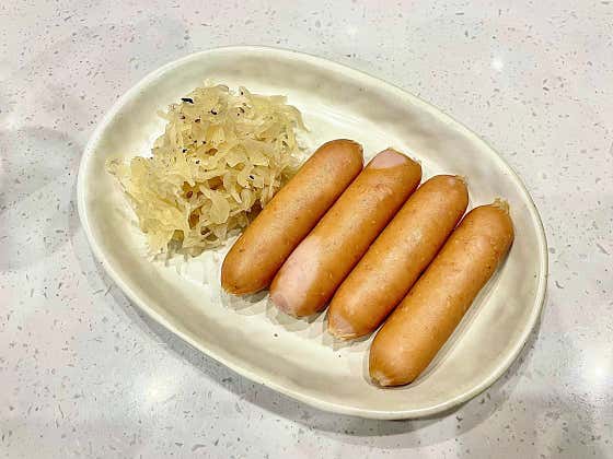 삶은소세지 메뉴 사진(네이버)
