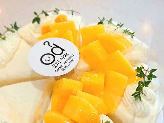 남독마이 망고케이크 메뉴 사진(네이버)
