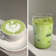 말차라떼 메뉴 사진(네이버)