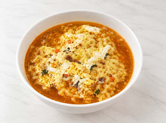 계란라면 메뉴 사진(네이버)