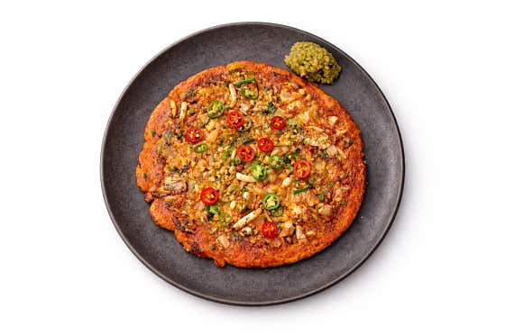 바삭 오징어 김치전 메뉴 사진(네이버)