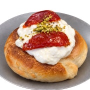브라타 치즈 베이글 메뉴 사진(네이버)