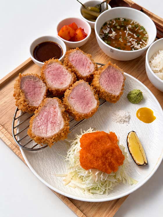 히레카츠 메뉴 사진(네이버)