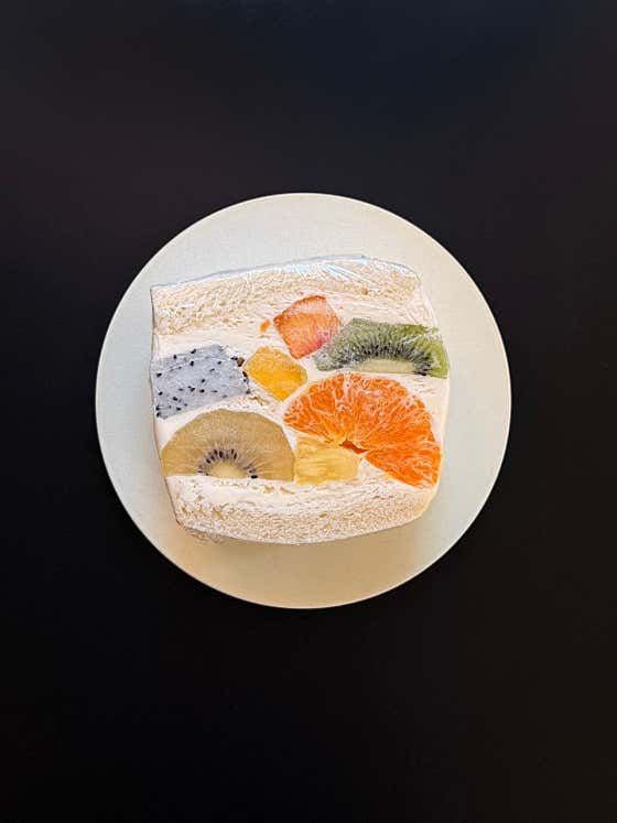 후루츠 산도 메뉴 사진(네이버)