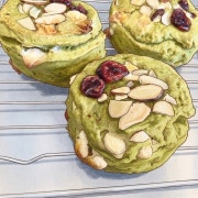 보성 말차&화이트 초코 스콘 메뉴 사진(네이버)