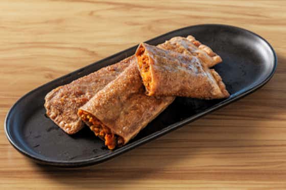 김치 메밀전병 메뉴 사진(네이버)