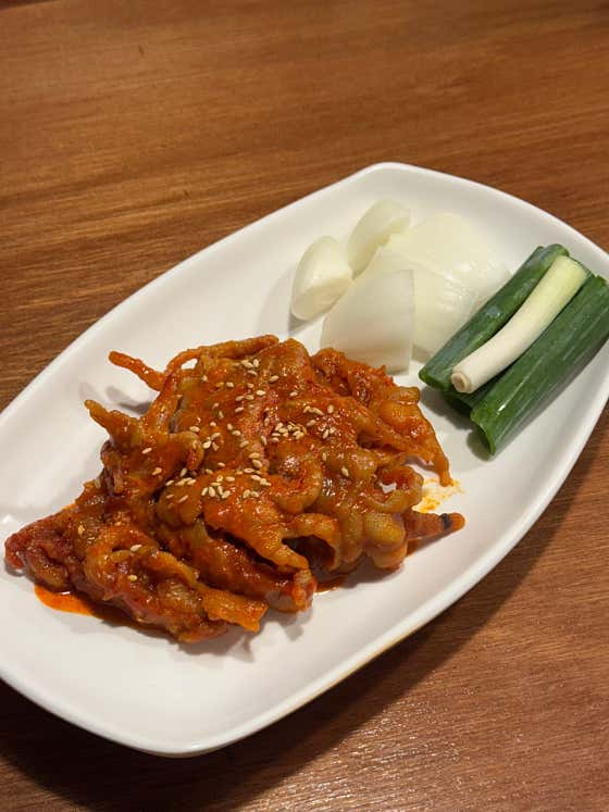 매운닭발 메뉴 사진(네이버)