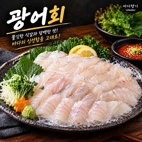 광어회 메뉴 사진(네이버)
