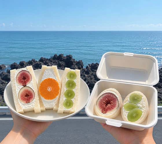 후르츠 산도 메뉴 사진(네이버)